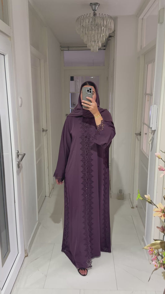 Abaya Liyana - Plum