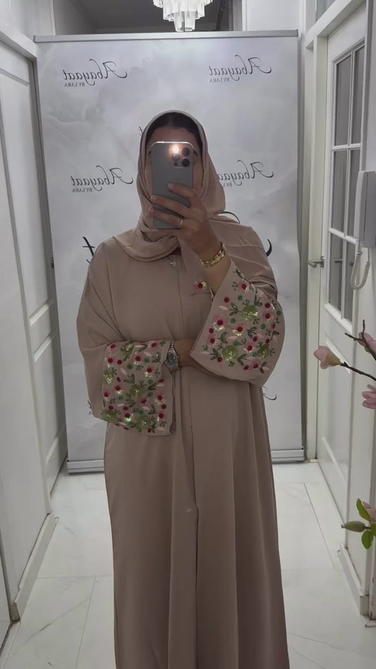 Abaya Sakina – Blush Blossom